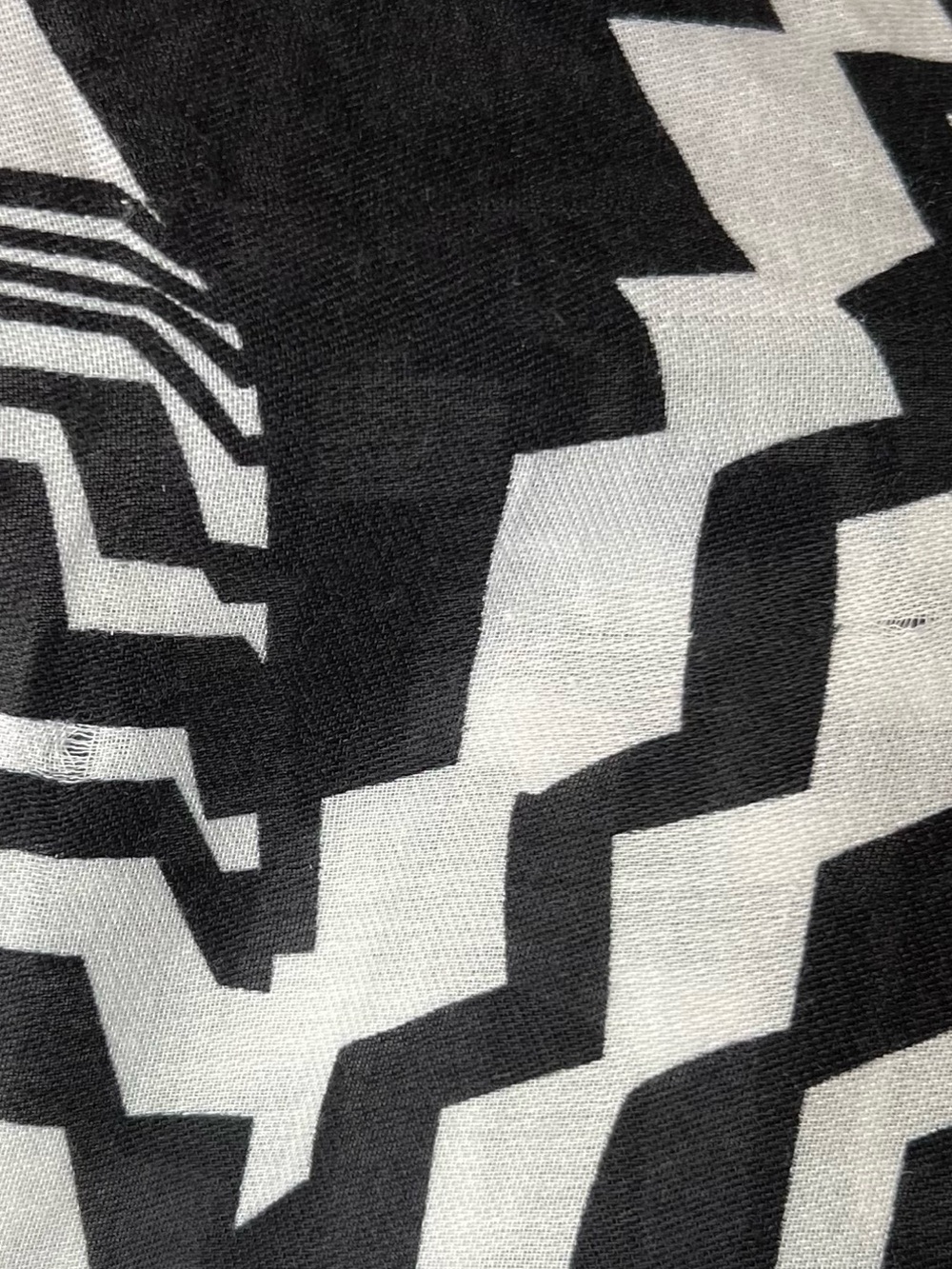 Do Everything in Love - New With Tags  One size - Black and White Zigzag Shrug